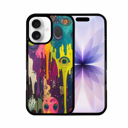 iPhone 17 Case — Aliens Camomelting Aliens Patt Alien Scifi, Custom Printed Phone Case