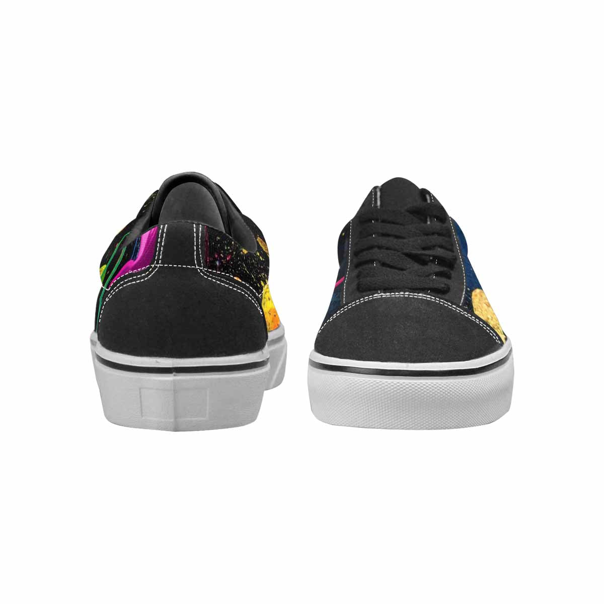 MEN'S Paint Splatter Canvas Lace-Up Wallpaper Art Shoes