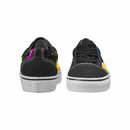 MEN'S Paint Splatter Canvas Lace-Up Wallpaper Art Shoes