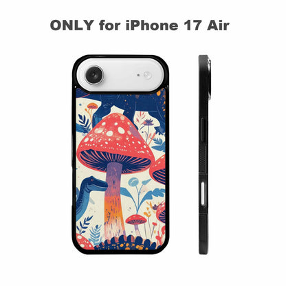iPhone 17 Air Case — Vintage Dinosaurs Mushroom Retro Vintage, Custom Designed Case Cover