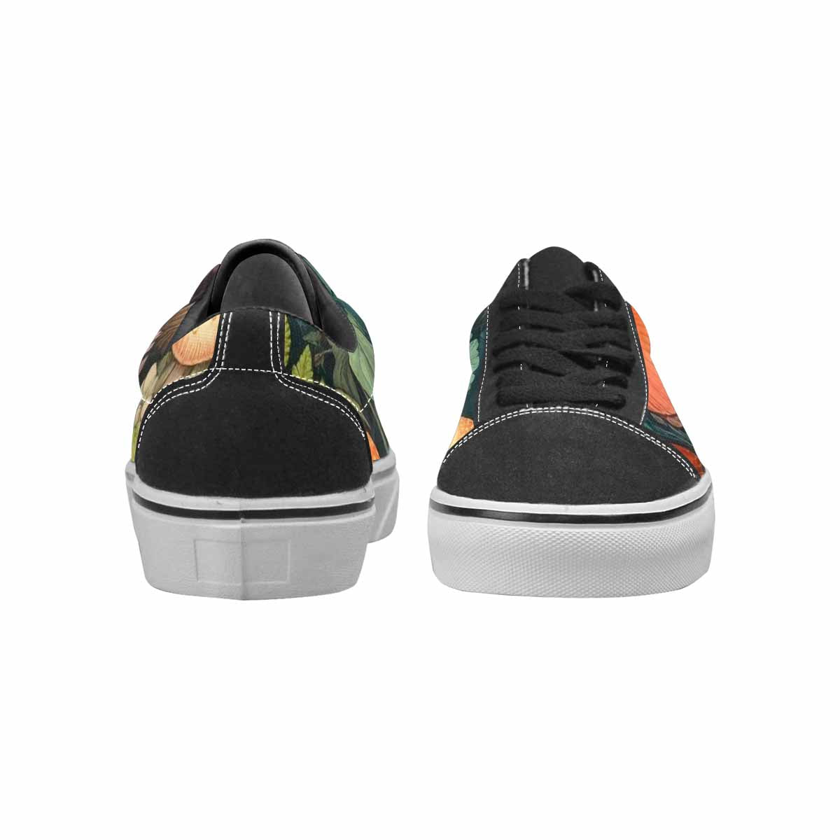 WOMEN'S Mushrooms  Botanical Mushrooms Lace-Up Canvas Aesthetic Shoes
