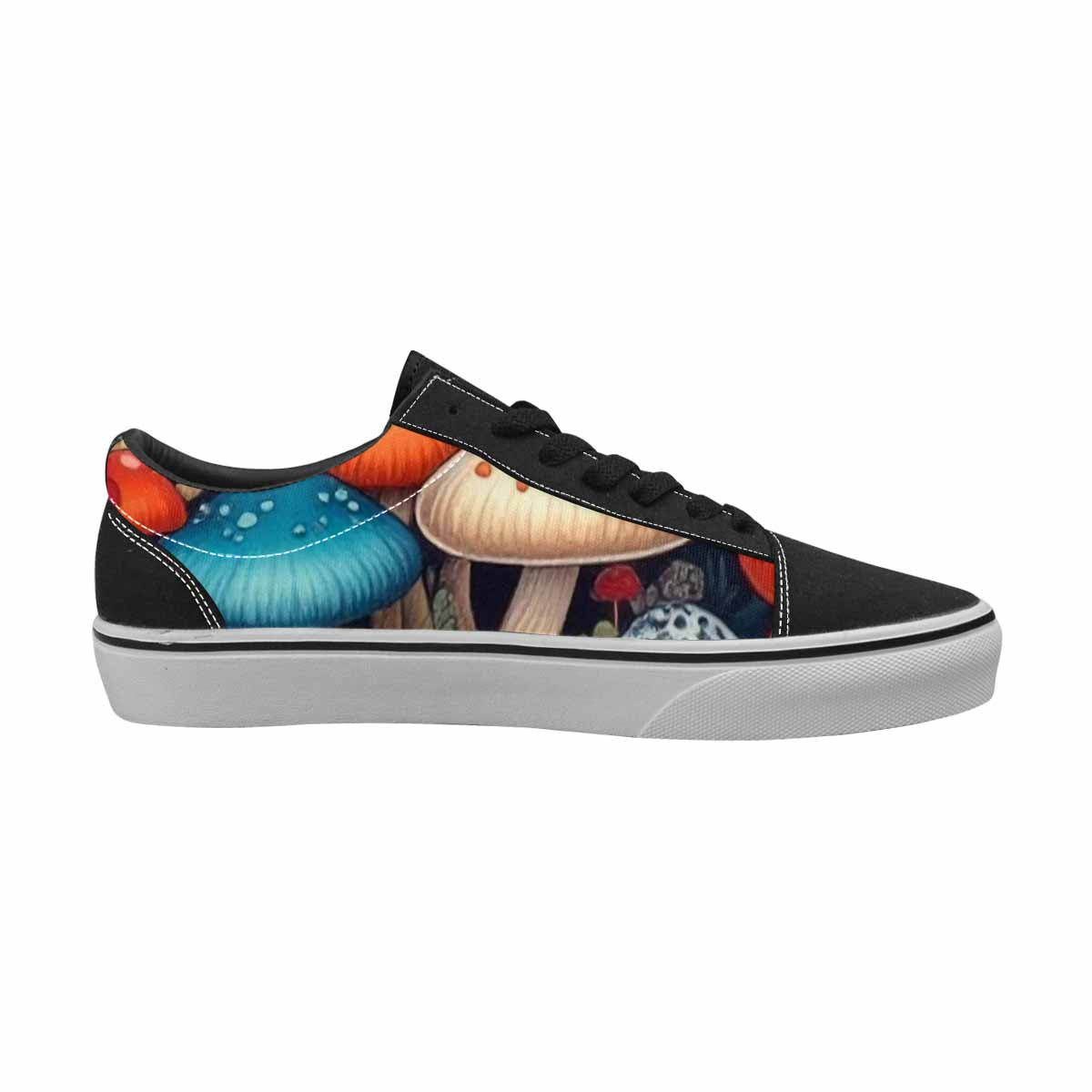 WOMEN'S Mushrooms Lace-Up Canvas Surreal Shoes