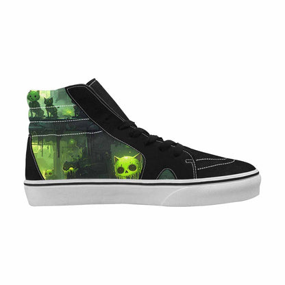 MEN'S Skulls High Top Canvas One Of A Kind Cottagecore Limited Edition Sneakers