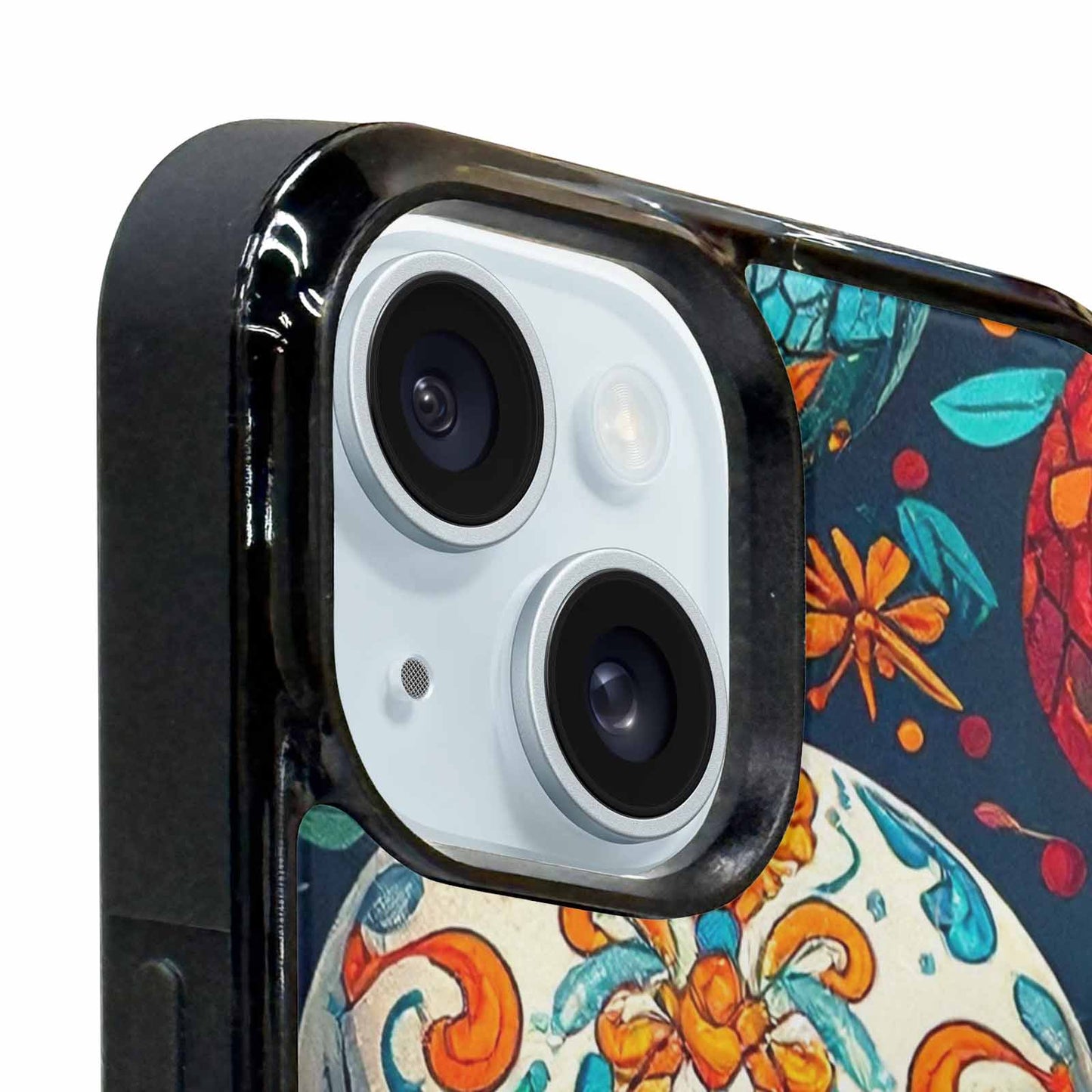 iPhone 15 Case — Snake Skulls Print Alt Custom, Custom Made Phone Cover