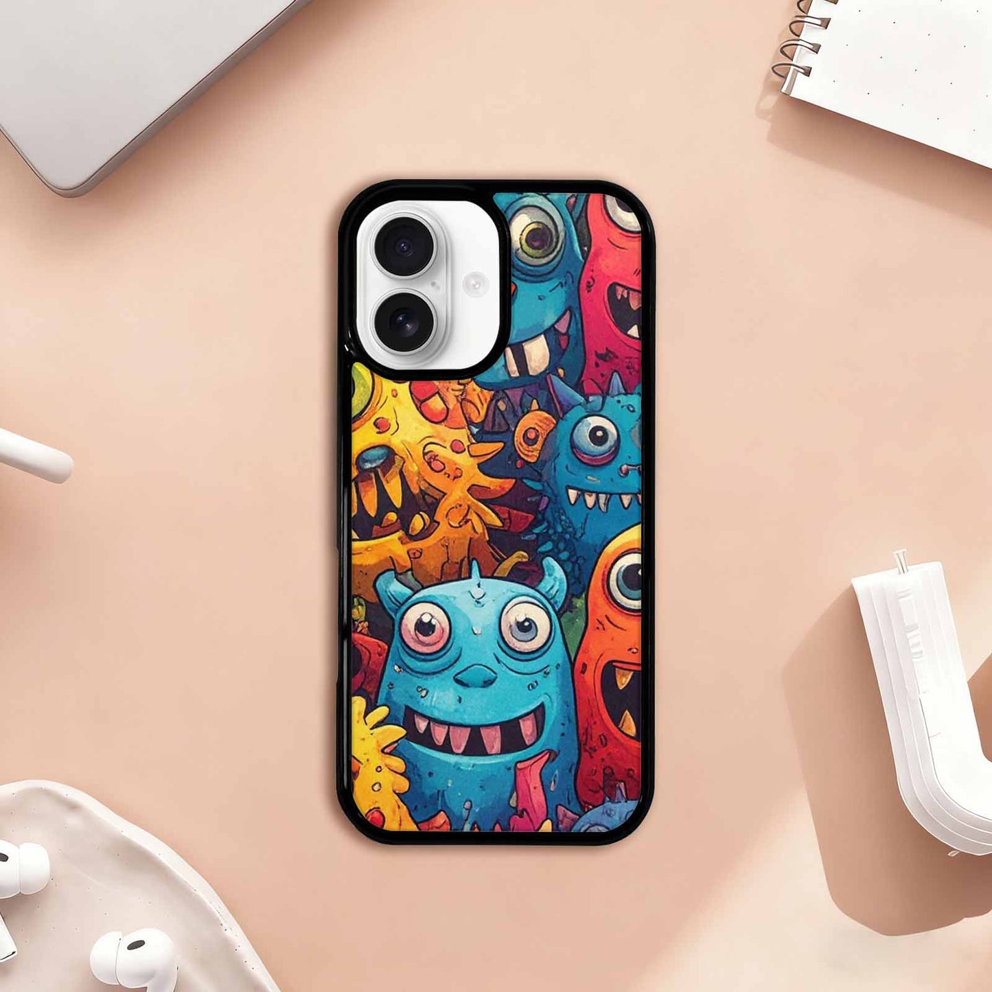 iPhone 17 Case — Small Cartoon Monster Character Cartoon Cute, Custom Made Phone Cover