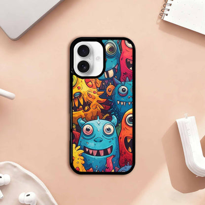 iPhone 17 Case — Small Cartoon Monster Character Cartoon Cute, Custom Made Phone Cover