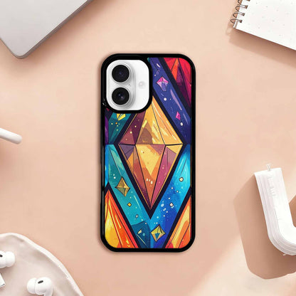 iPhone 17 Case — Vintage Summer Diamond Retro Vintage, Customized Protective Case