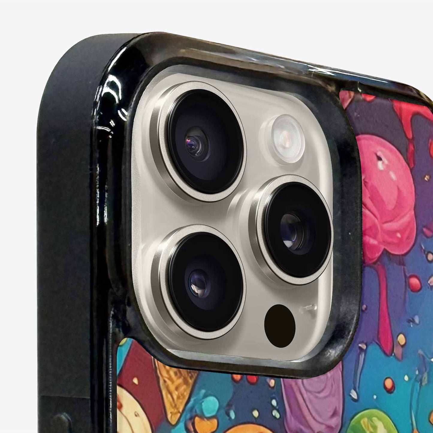 iPhone 16 Pro Max Case — Ice Cream Motif Ice Cream Motifs, Unique Phone Case Design