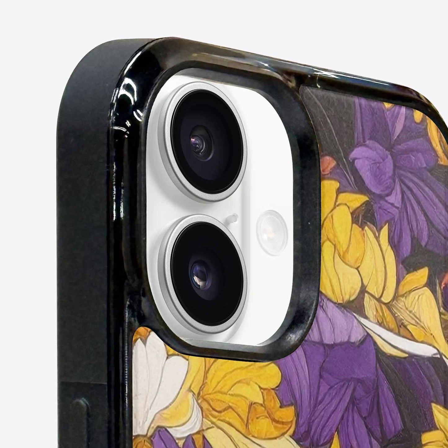 iPhone 16 Case — Nonbinary Flag Color Theme Small Rainbow, Unique Phone Case Design
