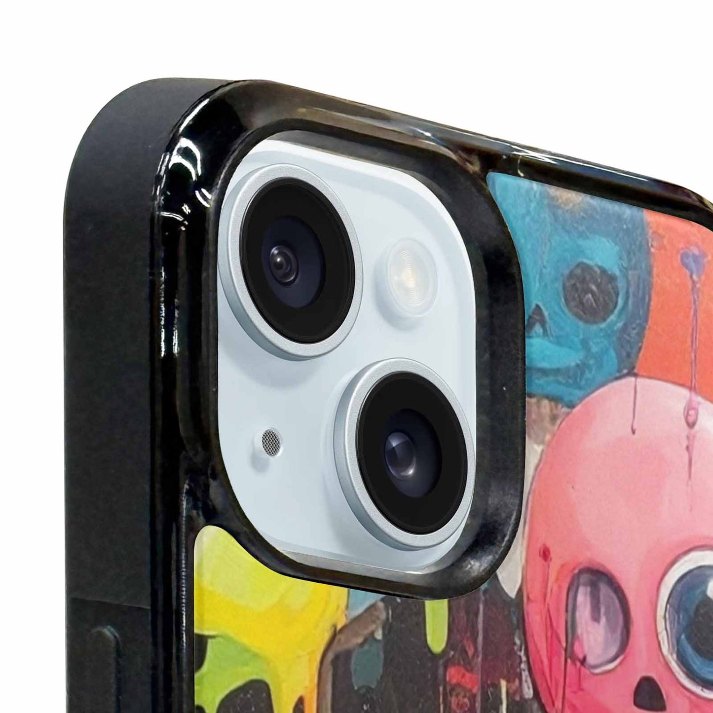 iPhone 15 Plus Case — Aliens Camomelting Aliens Patt Fgd, Unique Phone Case Design