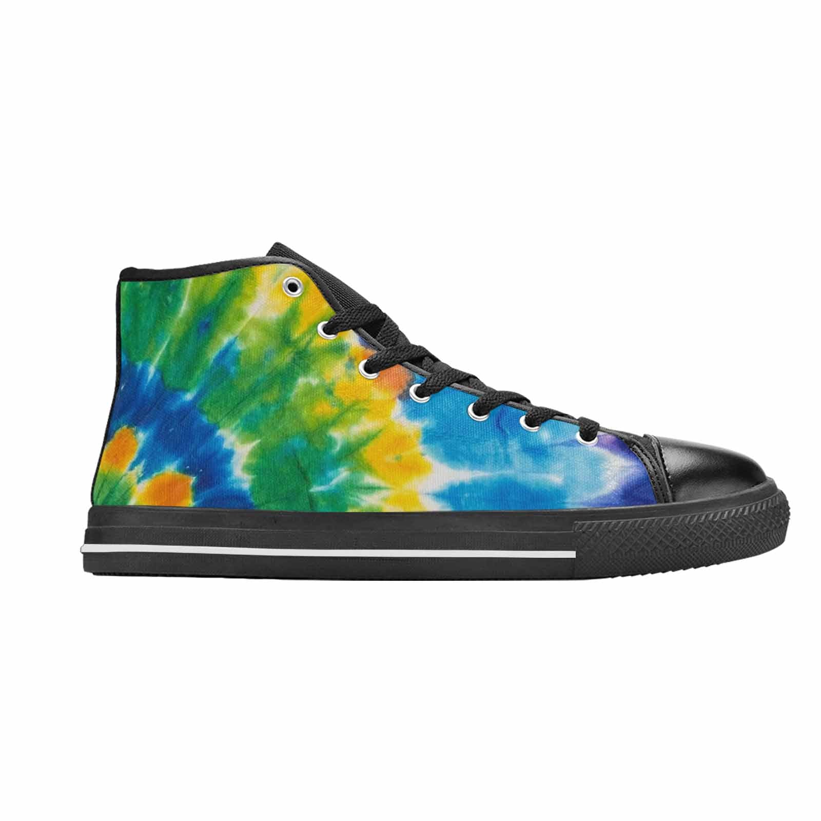 MEN'S Tie Dye Color Twist High Top Canvas Surreal Sneakers