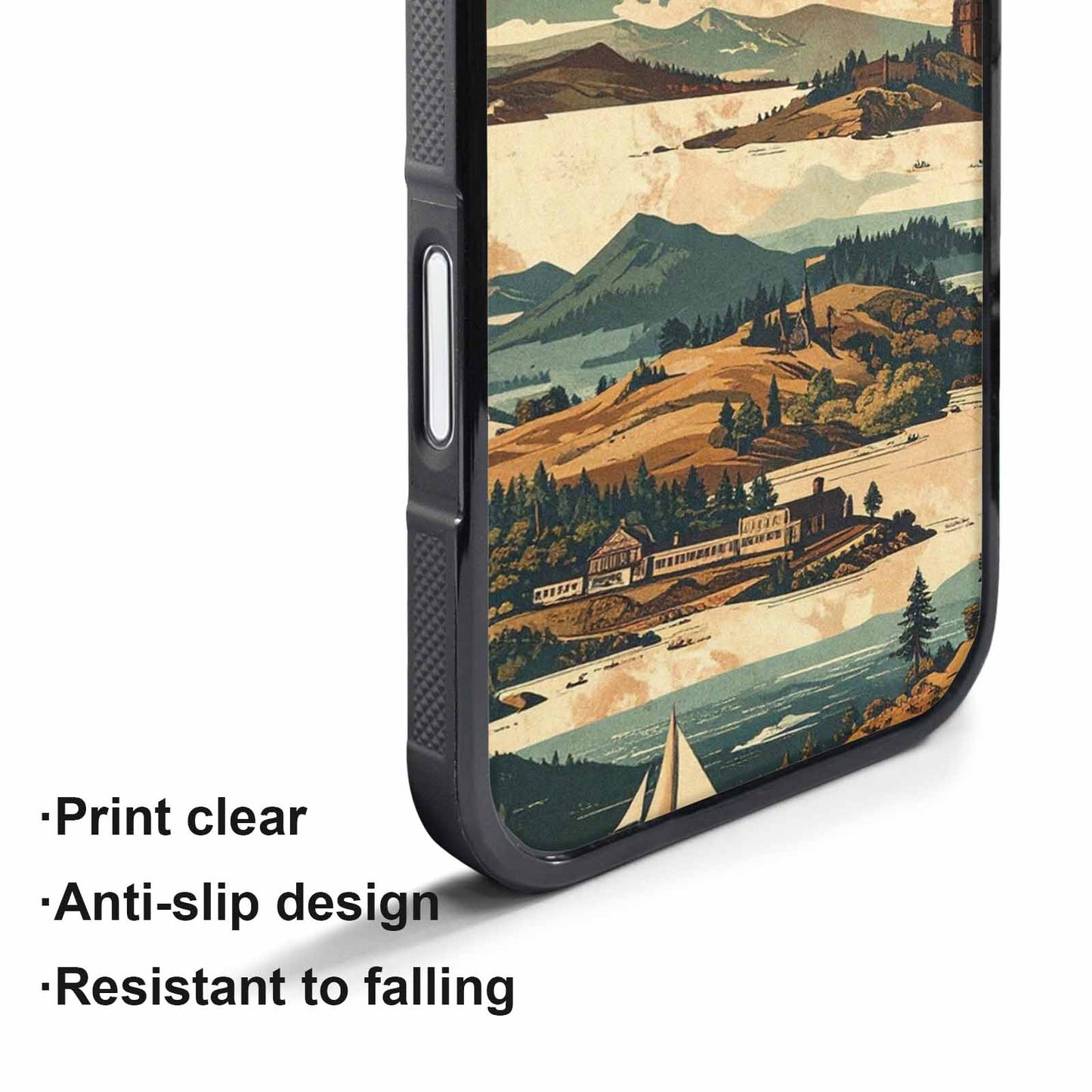 iPhone 17 Pro Max Case — Vintage Travel Artwork Pattern Retro Vintage, Custom Made Phone Cover