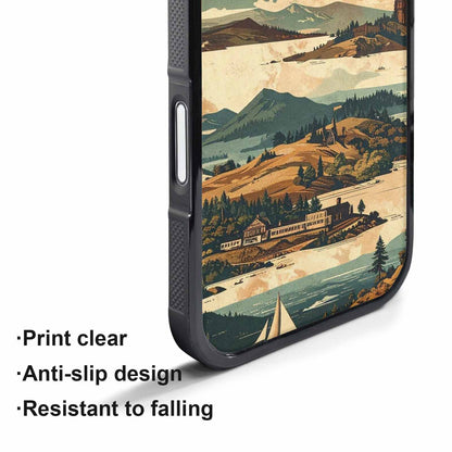 iPhone 17 Pro Max Case — Vintage Travel Artwork Pattern Retro Vintage, Custom Made Phone Cover