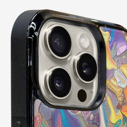 iPhone 15 Pro Max Case — Holographic Iridescent Shimmer Pattern Hundreds Of, Custom Made Phone Cover