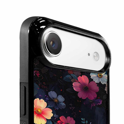 iPhone 17 Air Case — Shadowy Glitch Floral Pattern Hundreds Floral, Original Design Phone Case