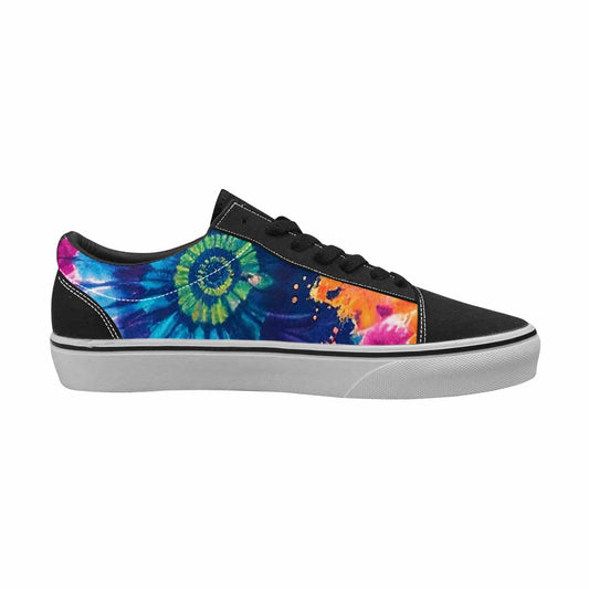 WOMEN'S Tie Dye Mixed Style Canvas Lace-Up Neon Fantasy Shoes