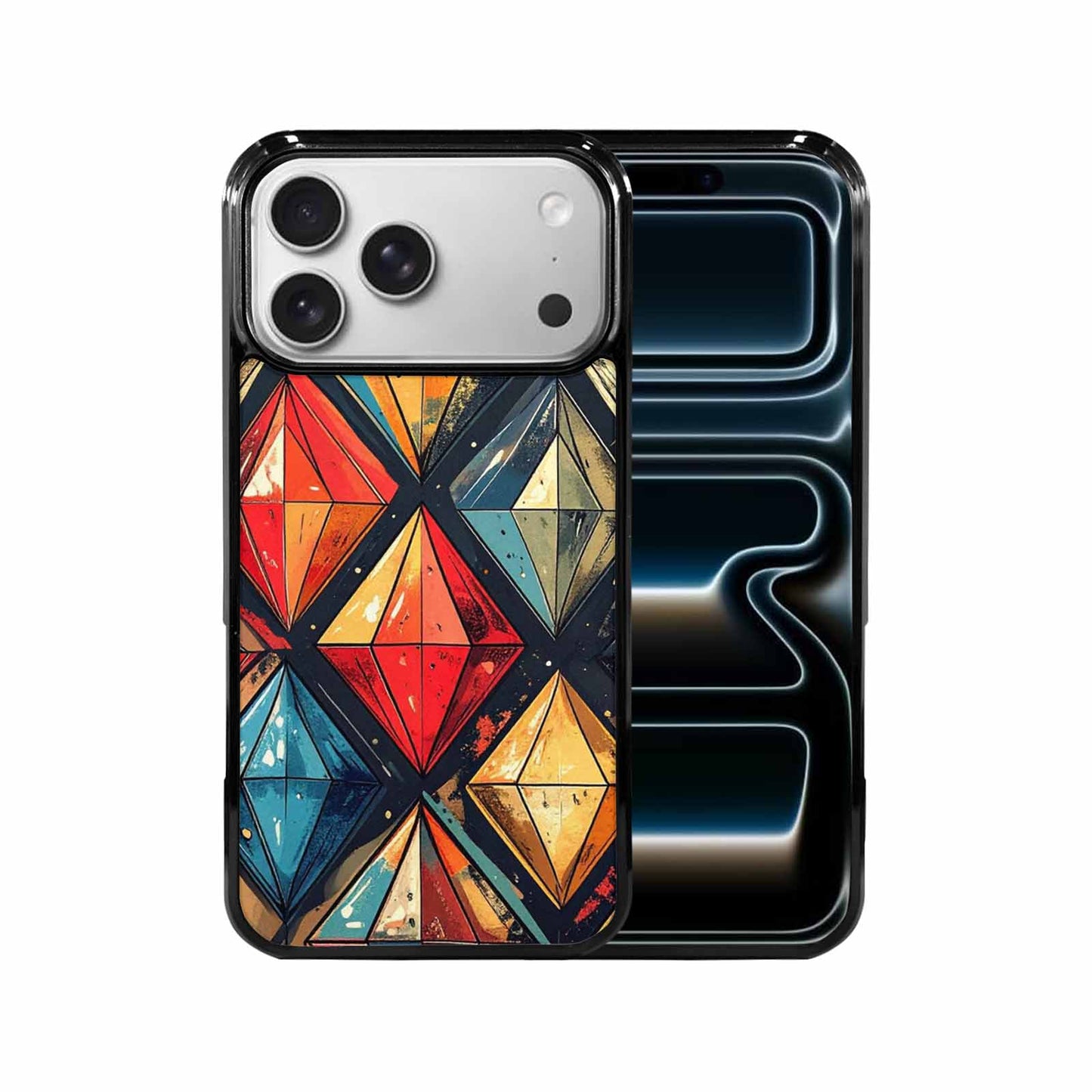 iPhone 17 Pro Max Case — Vintage Summer Diamond Retro Vintage, Custom Designed Case Cover