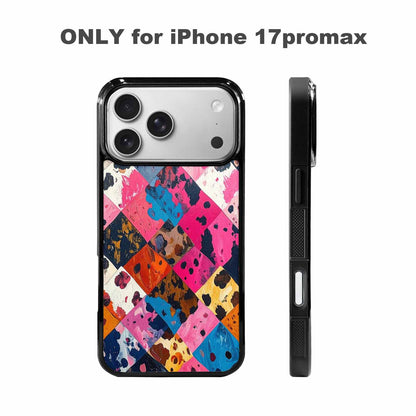 iPhone 17 Pro Max Case — Small Cow Animal Print Animal Print, Unique Phone Case Design