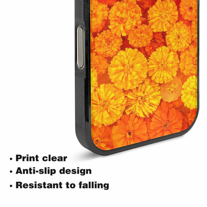 iPhone 16 Pro Max Case — Marigold Day Of The Dead Marigold, Personalized Phone Case