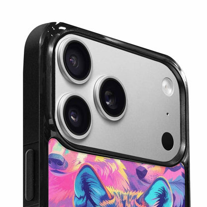 iPhone 17 Pro Max Case — Neon Zebra Print Animal Print, Custom Made Phone Cover