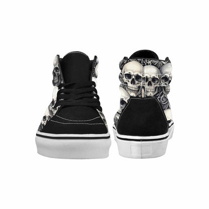 WOMEN'S Skulls - Classic High Top Canvas Dreamcore Custom Sneakers
