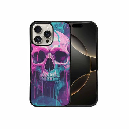 iPhone 16 Pro Max Case — 1000\'s Of Skulls Overlapping Each Other, Custom Art Phone Cover
