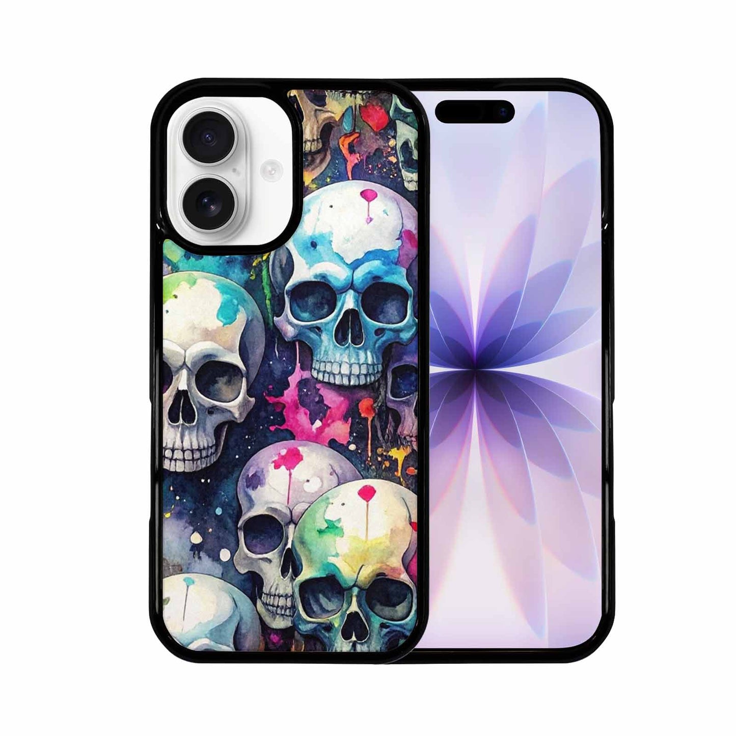 iPhone 17 Case — Skull Dark Art Gothic Print Gothic, Custom Printed Phone Case