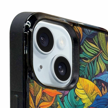 iPhone 15 Case — Toucan Jungle Toucan Jungle Pattern Hundreds, Customized Protective Case