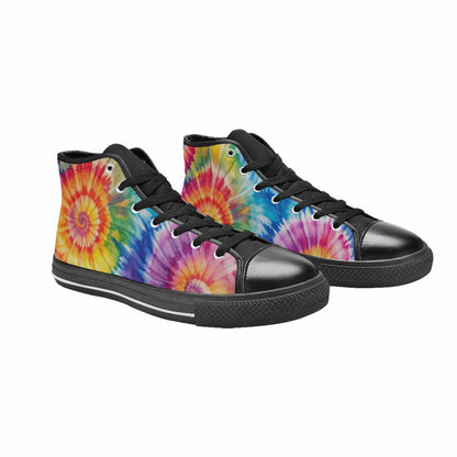 MEN'S Tie Dye Swirl High Top Canvas Dreamcore Sneakers