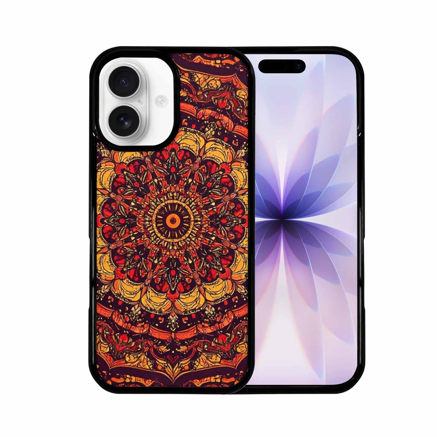 iPhone 17 Case — Mandala Lions Original Art, Personalized Phone Case