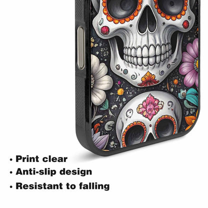 iPhone 16 Pro Max Case — Greyscale Black And White Dark Black, Custom Made Phone Cover
