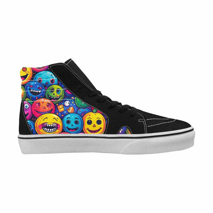 MEN'S Funny Looking Cartoon High Top Canvas Vivid Sneakers