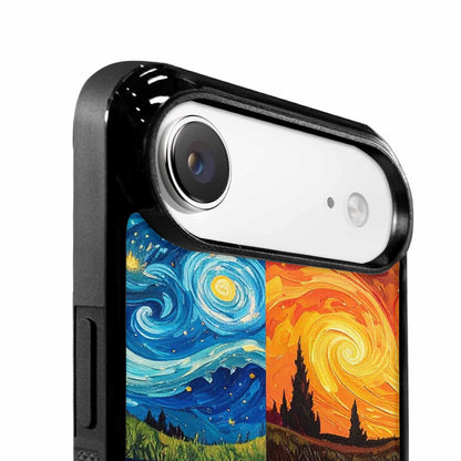 iPhone 17 Air Case — Small Van Gogh Style Swirl Galaxy, Custom Art Phone Cover