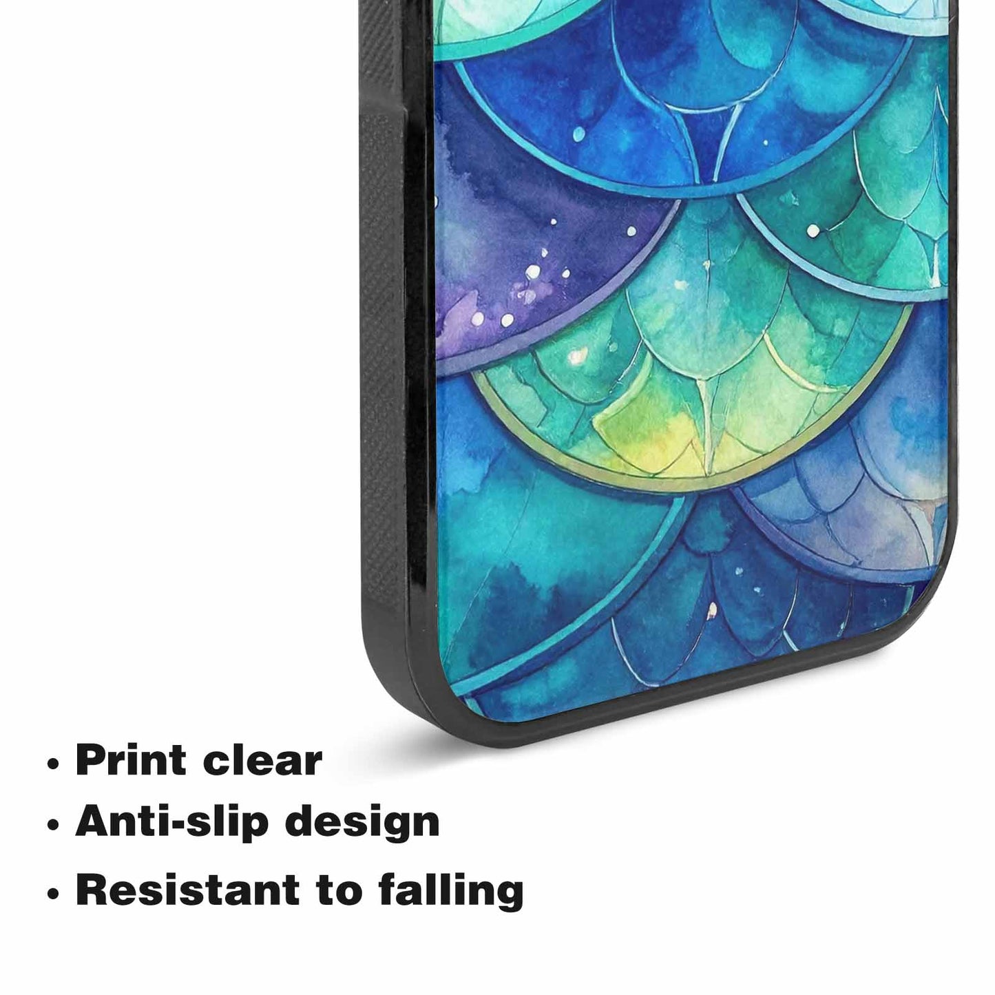 iPhone 15 Plus Case — Mermaid Scale, Original Design Phone Case
