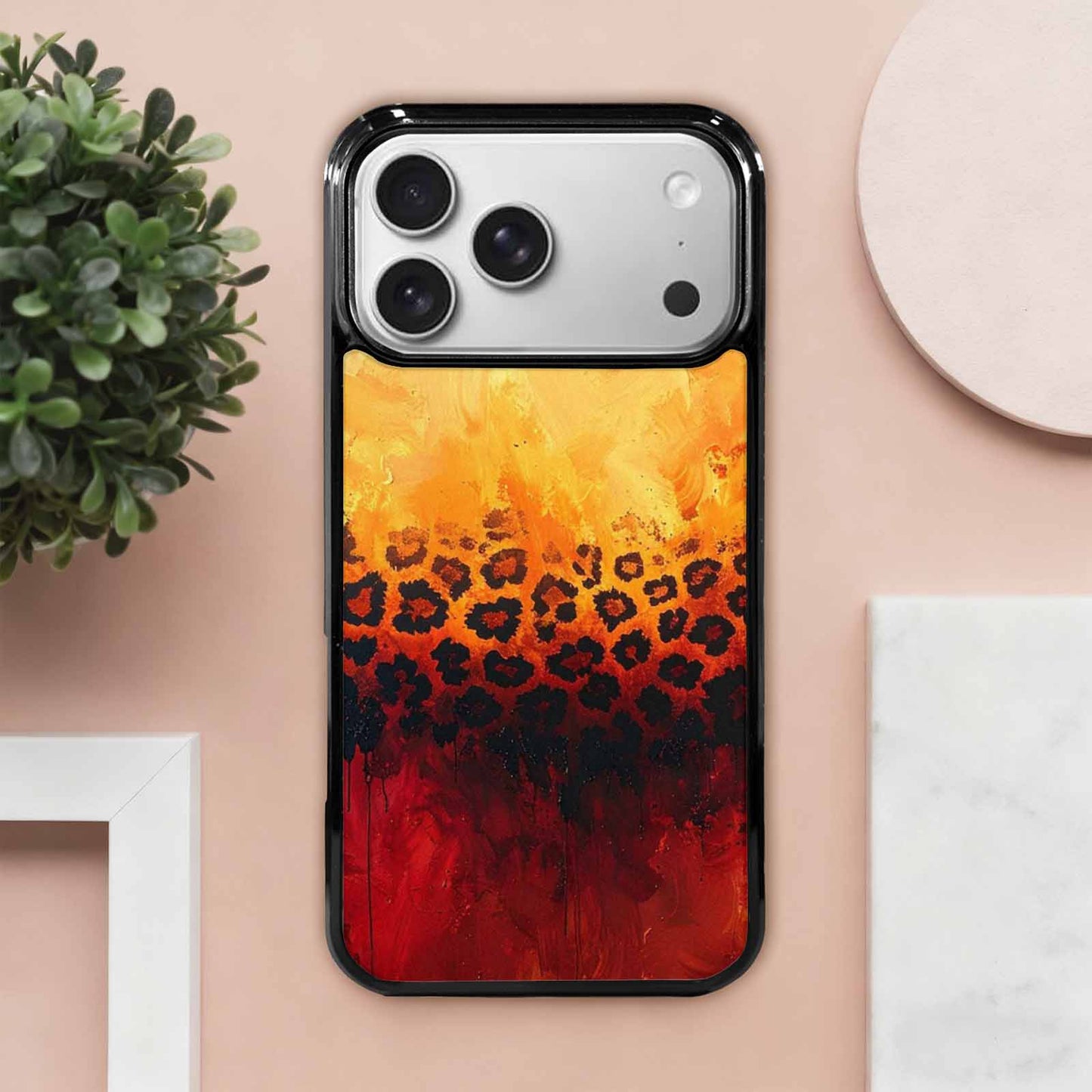 iPhone 17 Pro Max Case — Seamless Repeating Pattern Of Animal Print, Customized Protective Case