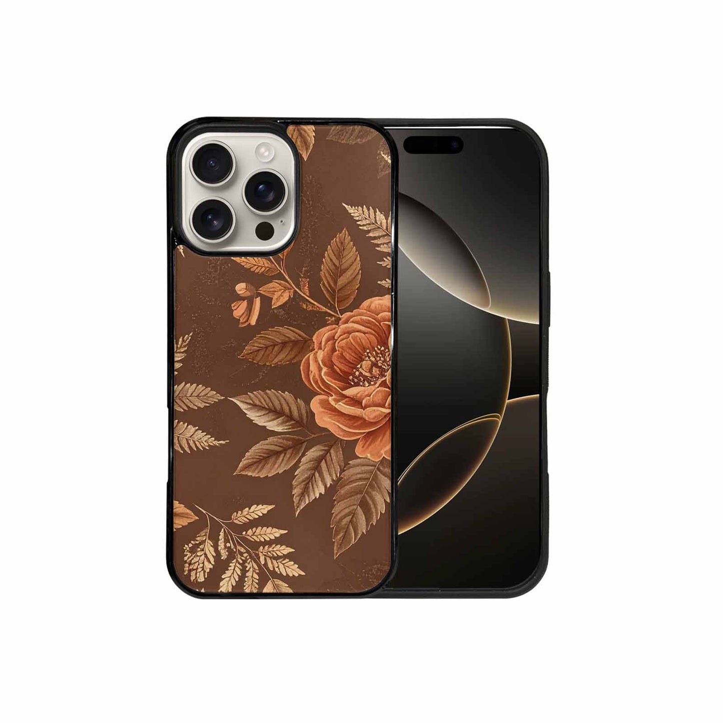 iPhone 16 Pro Max Case — Vintage Botanical Art Pattern, Custom Printed Phone Case