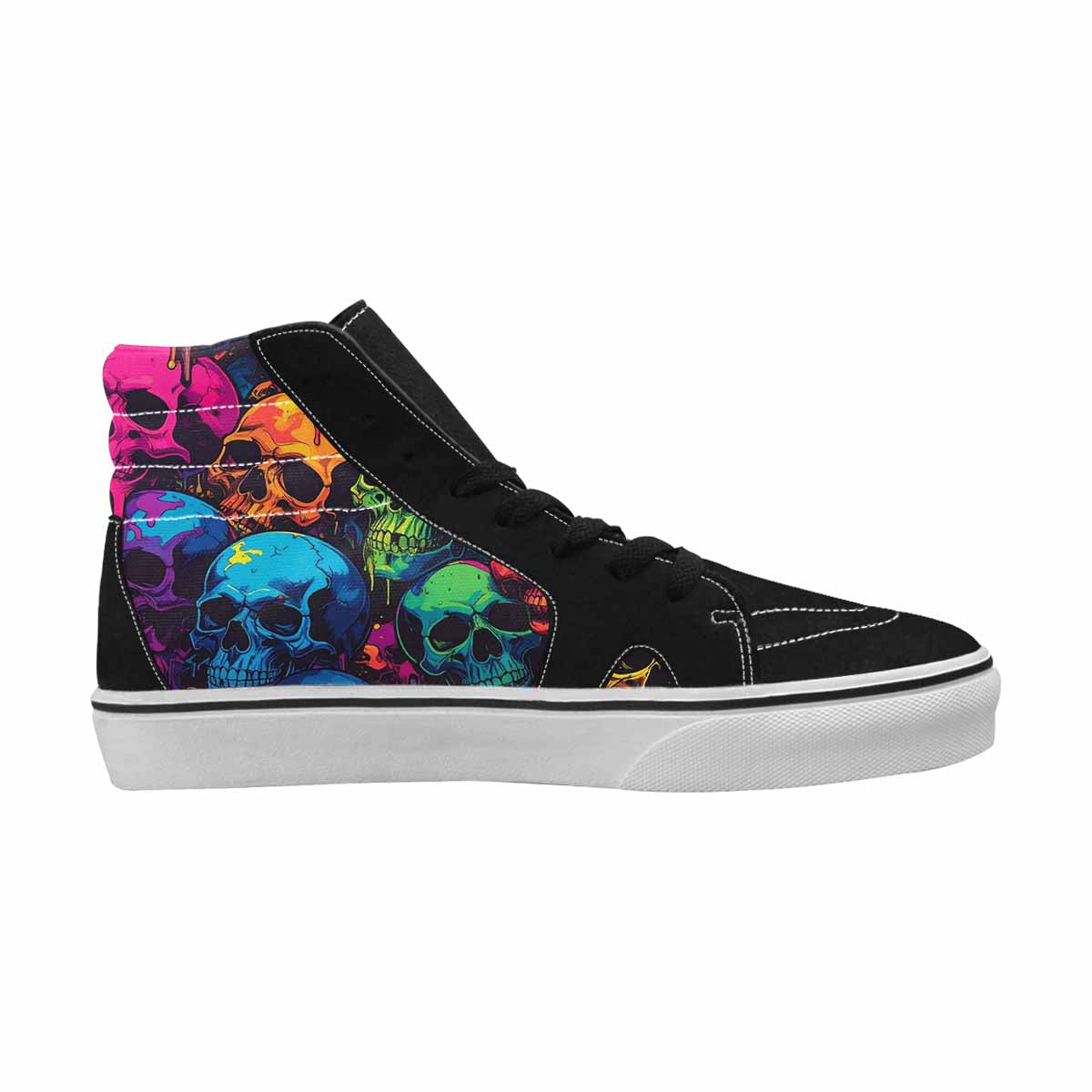 MEN'S 1000s Skulls Digital Camo High Top Canvas Dreamlike Custom Shoes