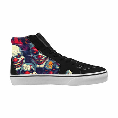 MEN'S Evil Clown Cartoon High Top Canvas Cottagecore Sneakers