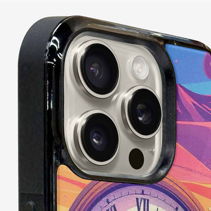 iPhone 15 Pro Max Case — Salvadore Dali Surrealist Dreamscape Pattern Melting, Customized Protective Case