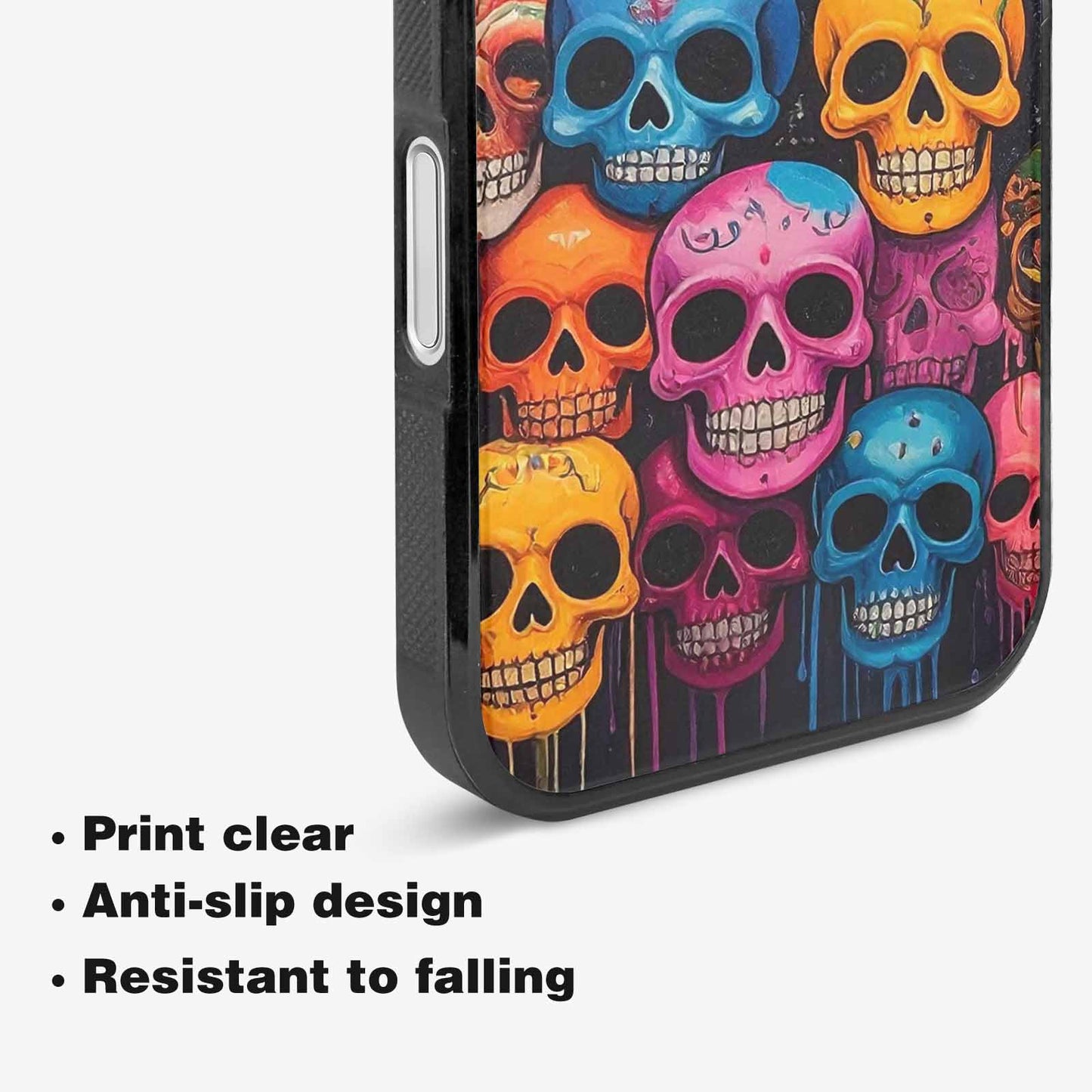 iPhone 16 Plus Case — Skulls General Skulls Pattern, Personalized Phone Case