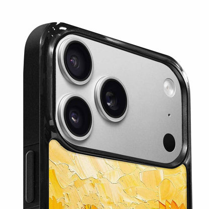 iPhone 17 Pro Max Case — Impressionist Sunflower Brushstroke Pattern Floral, Original Design Phone Case