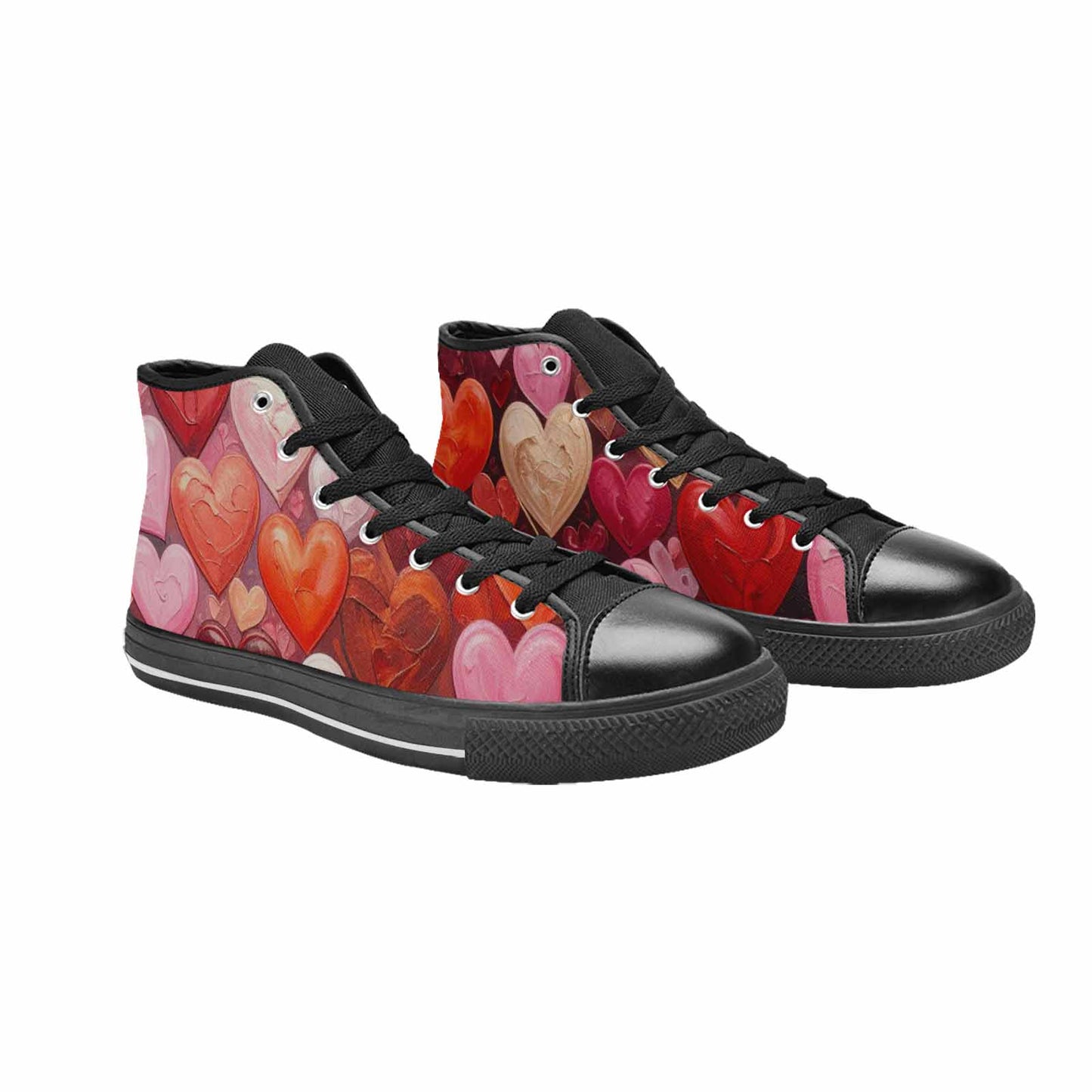 WOMEN'S No Words Or High Top Canvas Vivid Custom Shoes