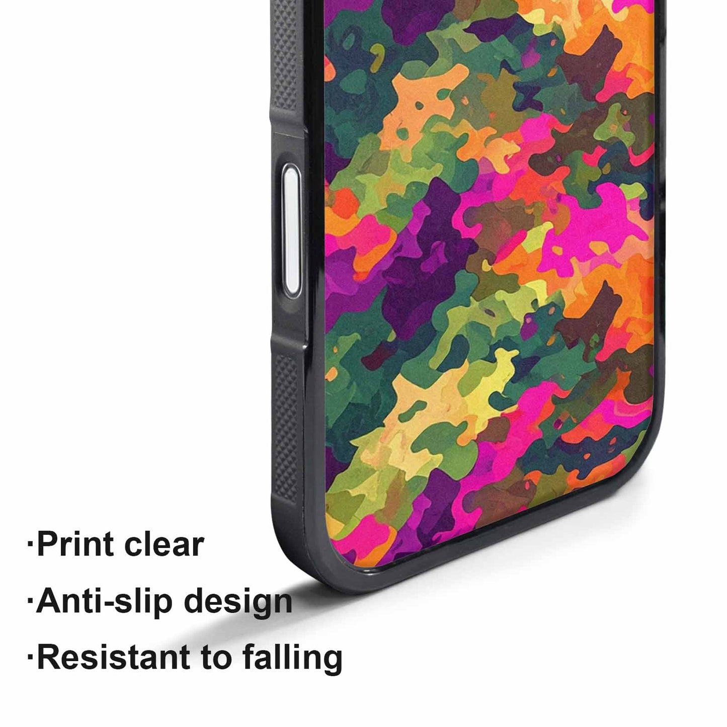 iPhone 17 Pro Max Case — Small Military Camouflage Blotch Camo, Custom Art Phone Cover
