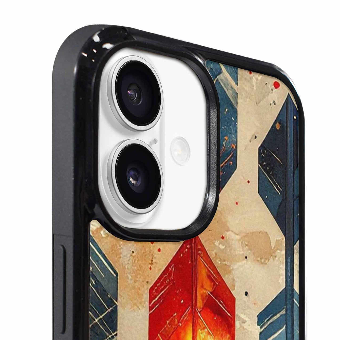 iPhone 17 Case — Glowing Americana Arrow Original Art, Unique Phone Case Design