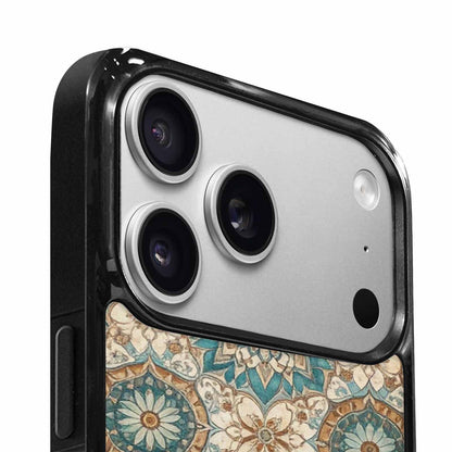 iPhone 17 Pro Case — Small Mandala Pattern Randomly Varying Floral, Unique Phone Case Design