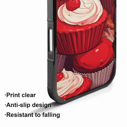 iPhone 17 Case — Retro Cherry Cupcake Retro Vintage, Custom Made Phone Cover