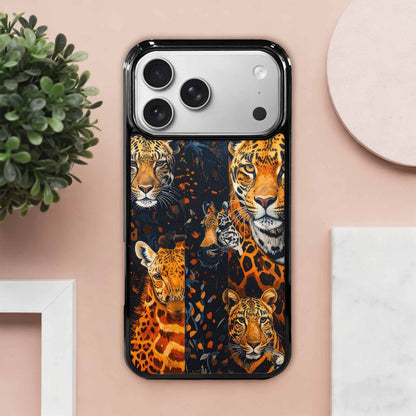 iPhone 17 Pro Max Case — Small Animal Print Pattern, Animal Print, Custom Art Phone Cover