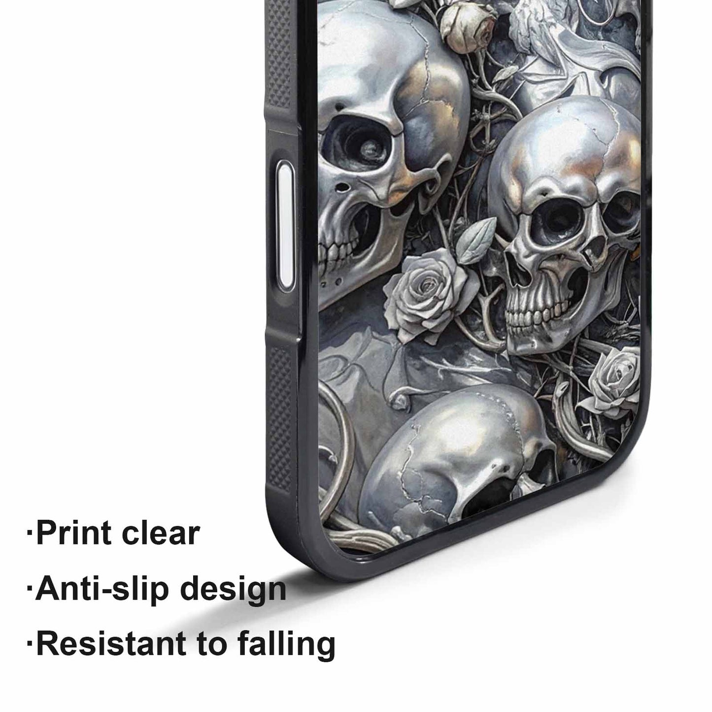iPhone 17 Pro Case — Seamless Tileable Pattern Of Overlapping Gothic, Personalized Phone Case