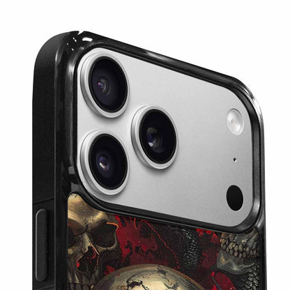 iPhone 17 Pro Max Case — Skull Dark Art Gothic Print Gothic, Custom Print Case Cover