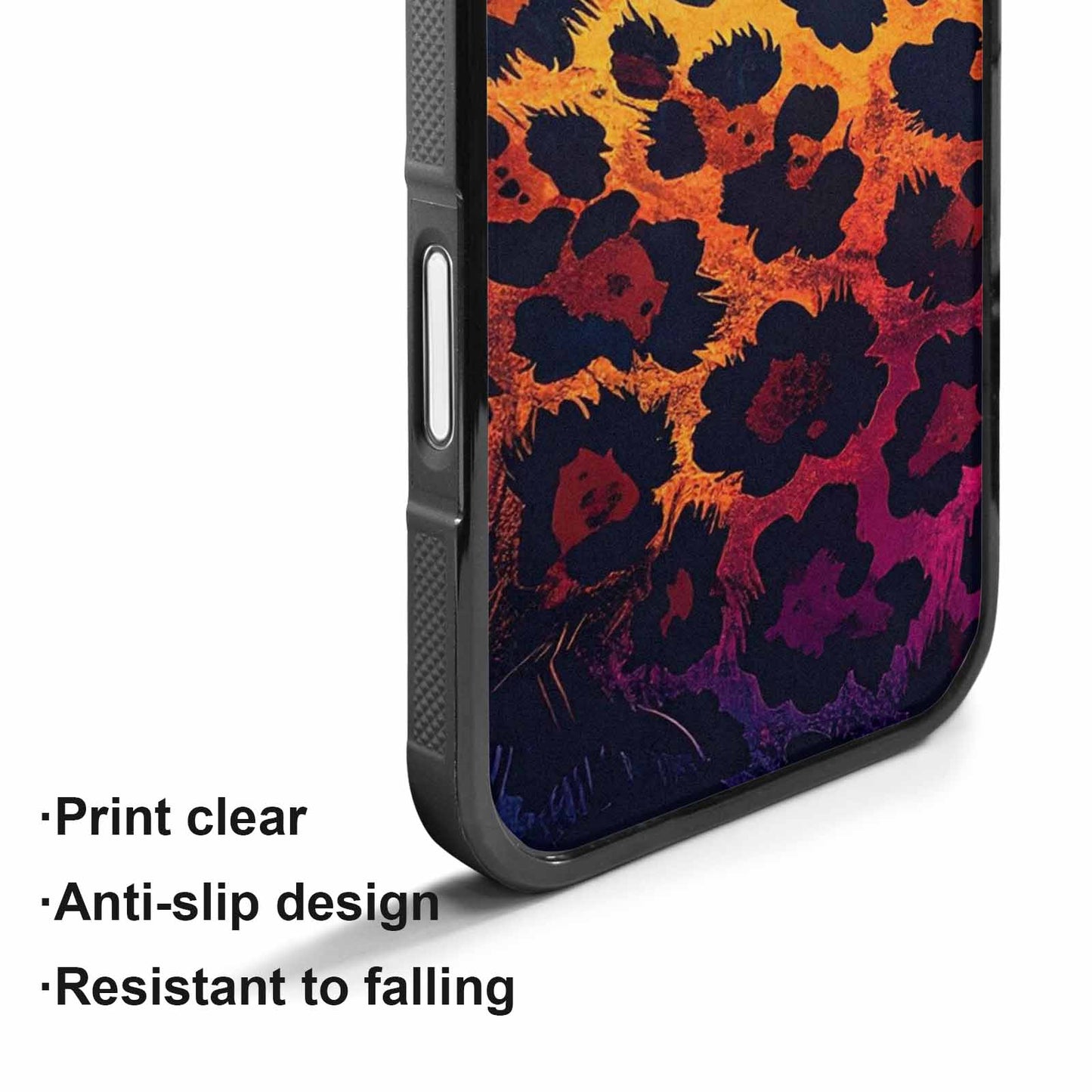 iPhone 17 Case — Leopard Print Dark Seamless Animal Print, Unique Phone Case Design
